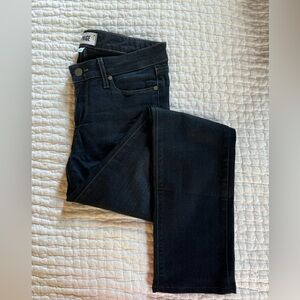 Paige Skyline Skinny Jean. Dark blue denim, size 27. Super soft and comfortable!